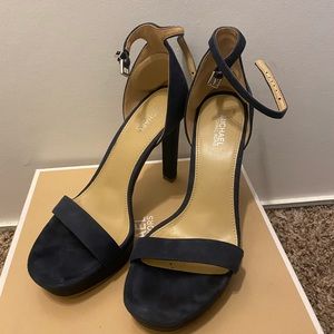 Michael Kors heels, size 6, dark navy blue